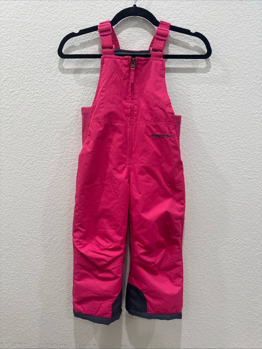 Arctix Toddler Girls 4T Insulated Snow Bib Pants Pink 5K Waterproof Ski Winter